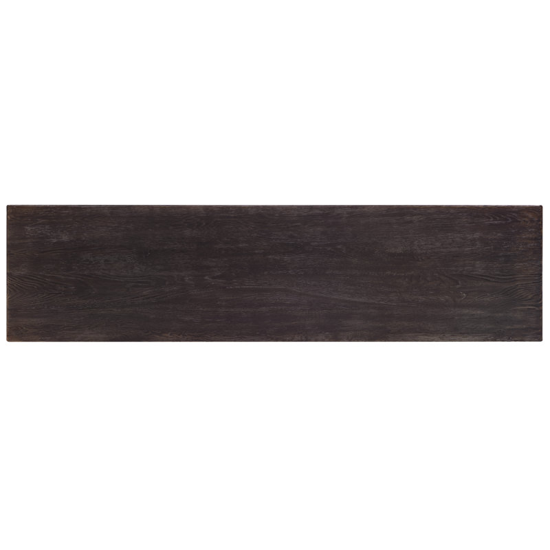 Commode à huit tiroirs Driftwood, Marron foncé