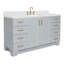 61 IN.  Single Bathroom Vanity-77140973-9347658-9347663