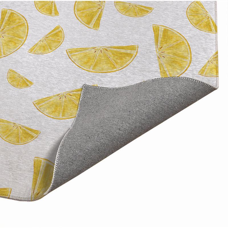 Summer Lemon Outdoor Rug, Rectangle 2' x 3'