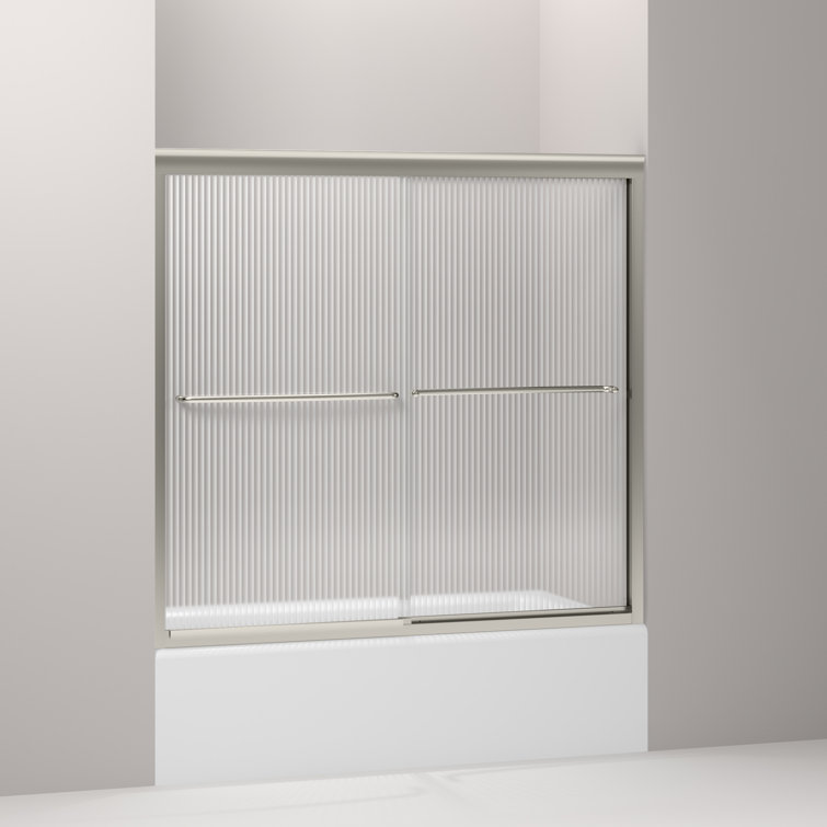 Fluence 57" x 55.75" Bypass Bath Door with CleanCoat® Technology