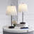 20.75'' Bedside Metal Brass Table Lamp With Folding Shade Accent For Living Room/Bedroom-587114088