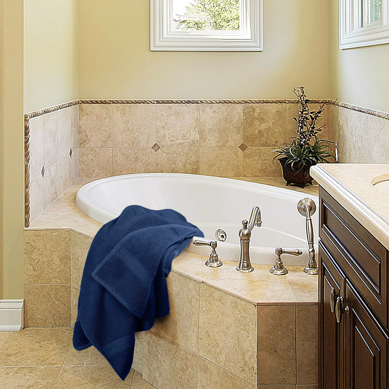 Saladin Bath Towel, Navy