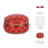 Embla Stoneware Ceramic Jar with Lid and Glam Polished Dot Embellishments for Decorative Display-25312627-25312630
