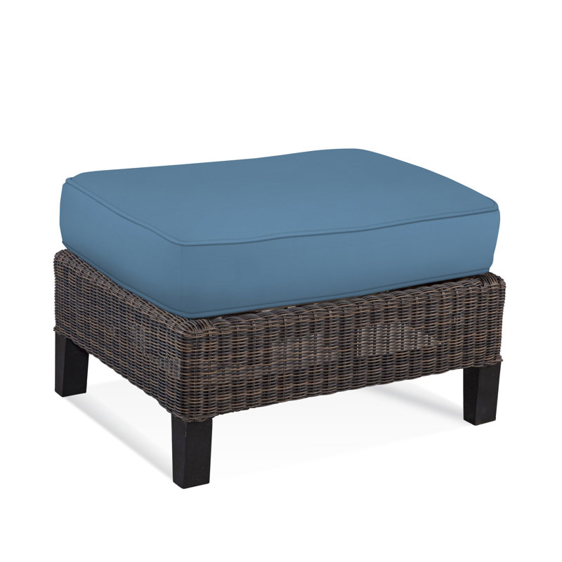 Repose-pieds avec coussin Tangier, Turquoise; 6359-54
