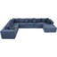 Canapé modulaire en nuage avec repose-pieds de 135 po Castillon Castillon