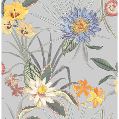 Calista Tropical Floral Wallpaper