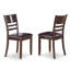 Ensemble de salle à manger 6 pièces comprenant une table de salle à manger rectangulaire et 4 chaises de cuisine en similicuir avec banc, 36 x 60 pouces, cappuccino-1445447964-1445447965