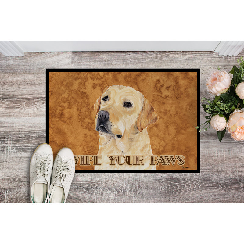 Tapis d’entrée antidérapant d’intérieur Labrador tiltonsville, Rectangle 2 pi x 3 pi