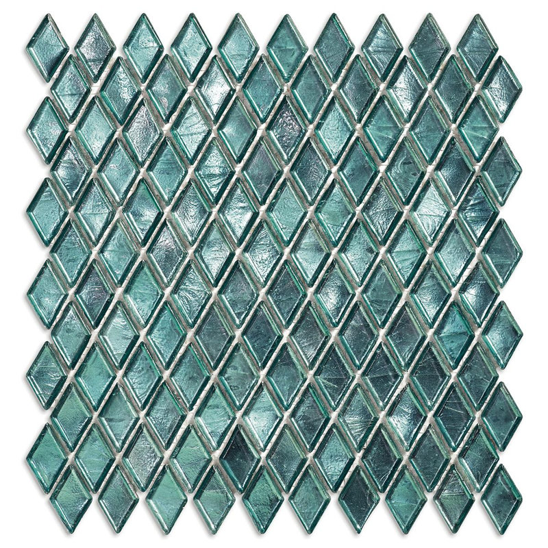 Regent 7/8" x 1-5/8" Diamond Glass Mosaic