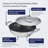 Tramontina Utsava Tri-Ply Clad 1.75 Qt Covered Kadai with Ceramic Interior – Induction-Ready-119969659