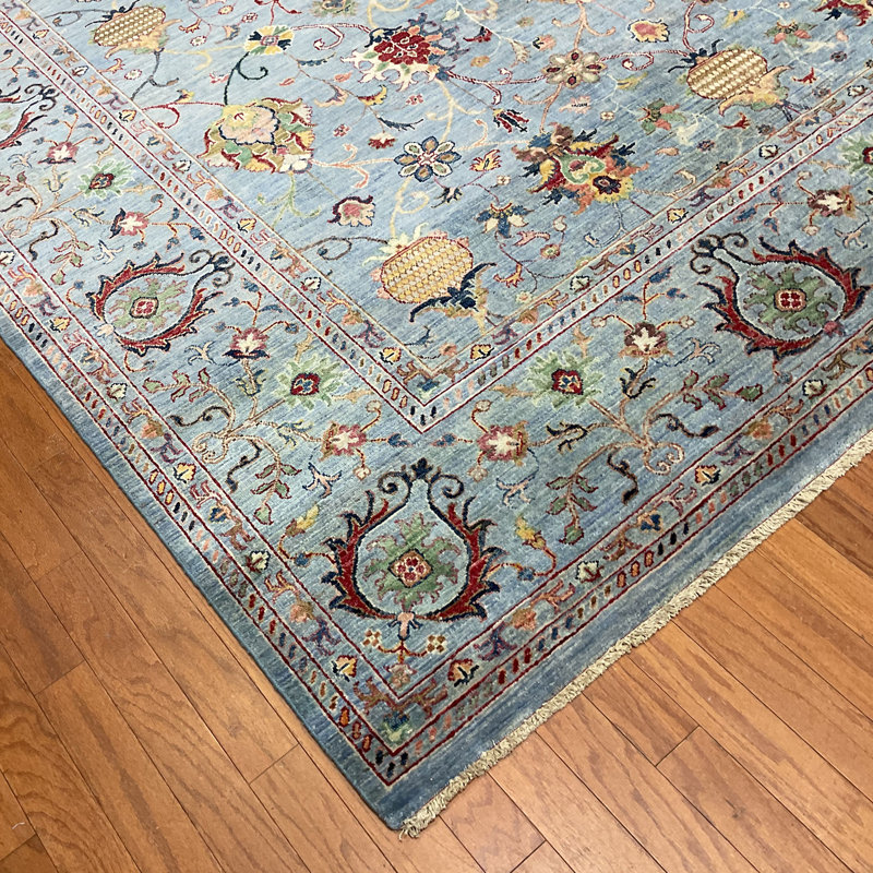 Tapis rectangulaire en laine 8 pi 8 po x 11 pi 10 po