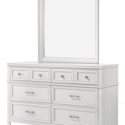 White 6 Drawer Dresser (Dresser)