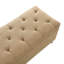 Repose-pieds de rangement de 47,5 po, banc de rangement avec charnière de sécurité, repose-pieds capitonné en lin pour le salon, le vestibule, le couloir, le repose-pieds et le support 500 lb-987988973