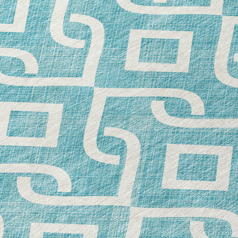 Tapis intérieur / extérieur Kaylani avec envers antidérapant, Rectangle 2 pi 6 po x 3 pi 10 po