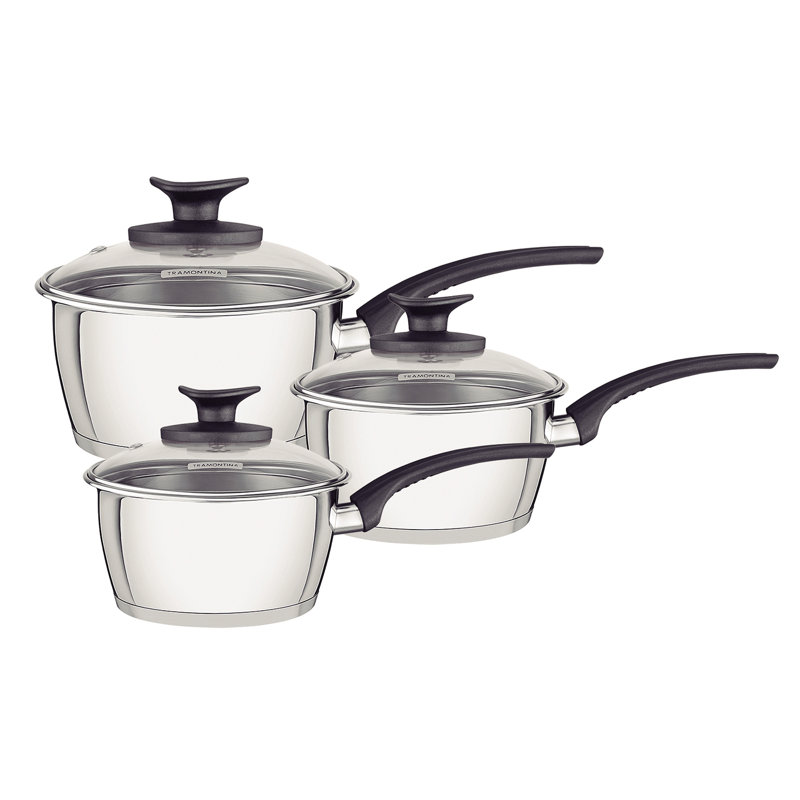 3 - Piece Stainless Steel Cookware Set