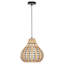 Luminaire suspendu en rotin l 13 po Vanessa 