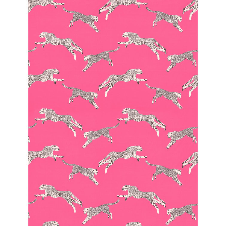 Leaping Cheetah Fabric