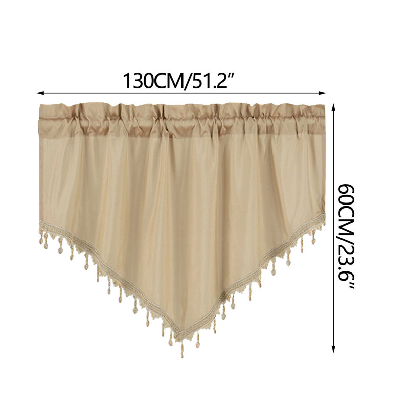 Rideaux de couleur unie Kondieu, Beige