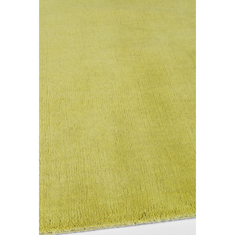 Farrow & Ball Silk Border Melrose Yellow Area Rug, Rectangle 8' x 10'