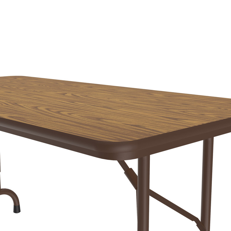 Table commerciale pliable Correll, Chêne médium, H 29 po x L 48 po x l 24 po