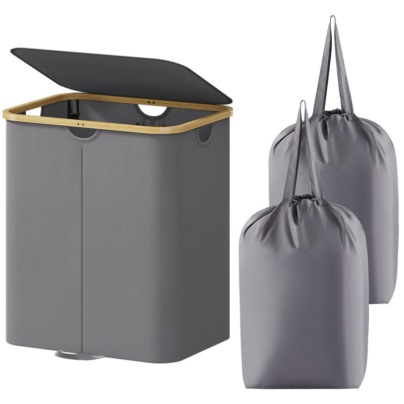 Laundry Hamper, Grey