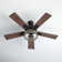 52"W Chesham 5 - Blade Standard Ceiling with Pull Chain and Light Kit Included