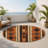 Earthbound Geometry Indoor And Outdoor Area Rug-1400145571