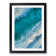 Aerial Beach View of the Maldives in Abstract - Picture Frame Graphic Art Print