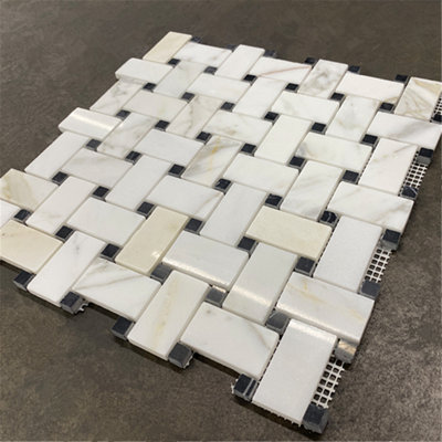 Calacatta 12" x 12" Marble Mosaic Tile