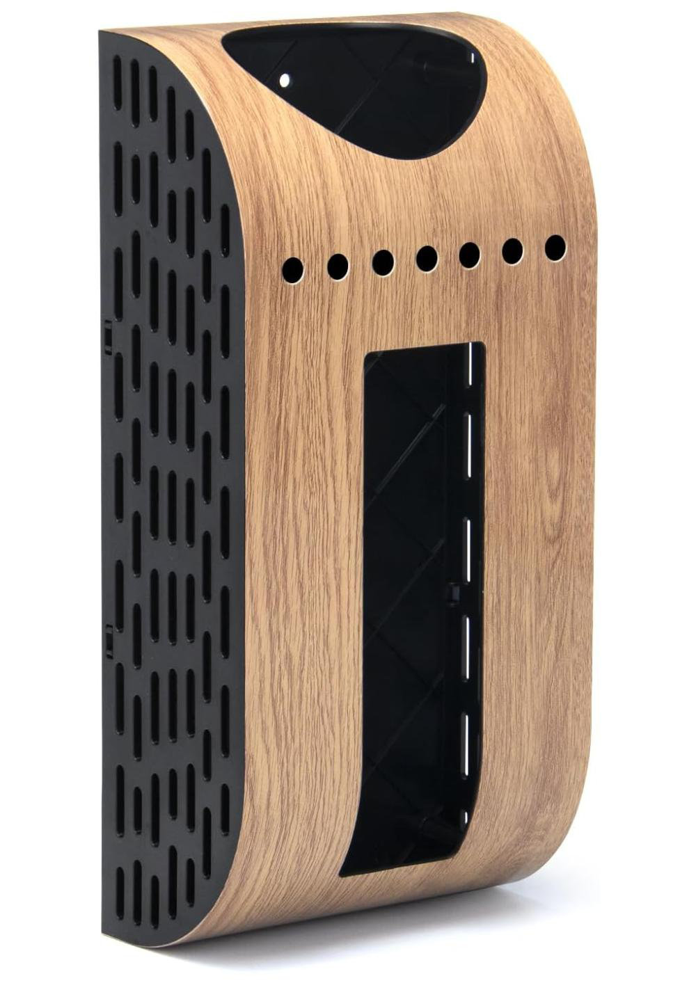 MOYACA Wall Mounted Plastic Bag Organizer With Adhesive, Food Bag Saver Storage, Kitchen Roll, Fresh Protection Package And Shopping Bag Dispenser For Kitchen, Bathroom, Hallway, Office: Waste & Recycling