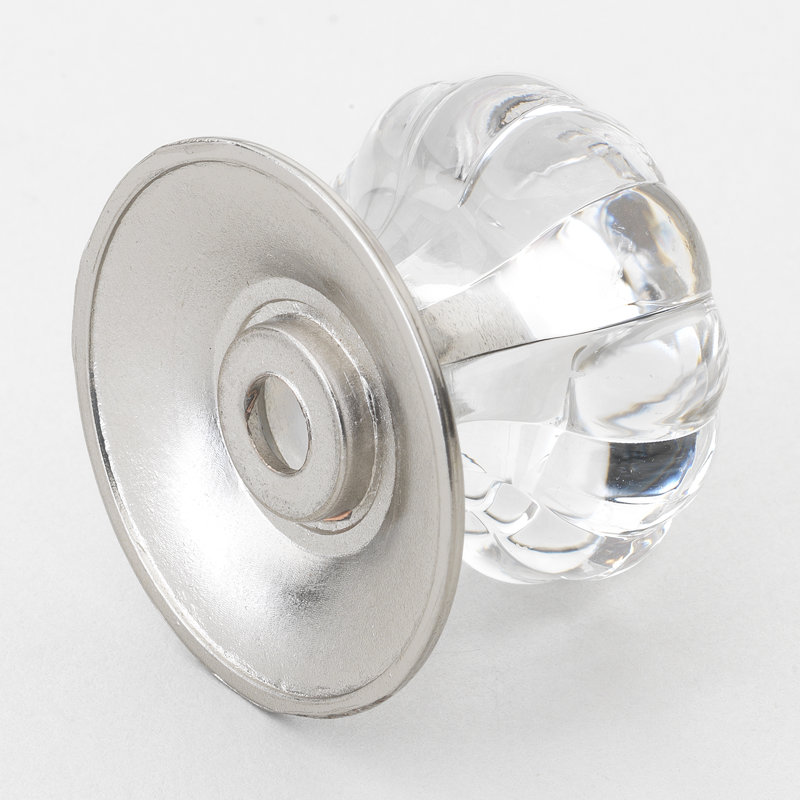 1 1/4" Diameter Mushroom Knob, Satin Nickel