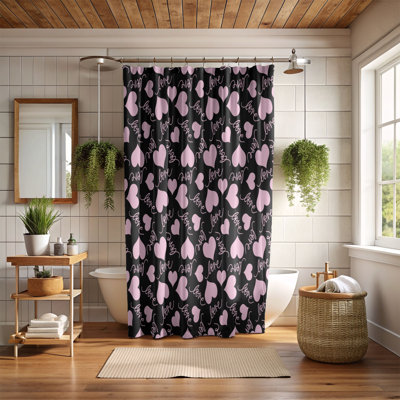 Sweet Hearts - Rideau de douche Premium
