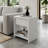 Serenova Modern 23" H 1 Drawer Nightstand With Open Shelf