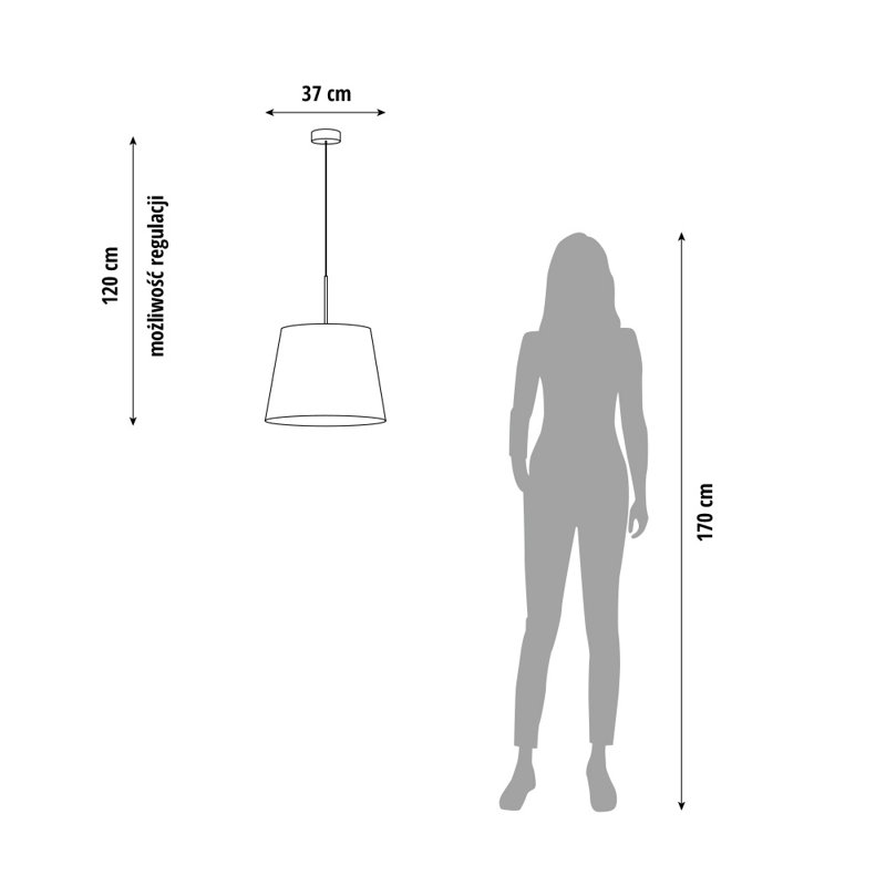 1 - Light Single Pendant, Copper
