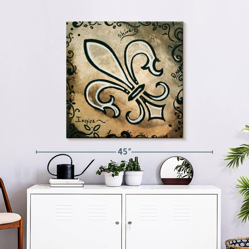 Kerner Fleur-De-Lis Shine, H 30 po x l 30 po