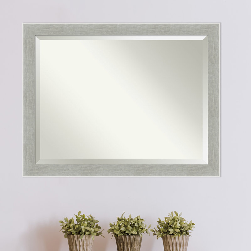 Miroir de salle de bain mural biseauté Lawhorn, H 35,25 po x l 45,25 po