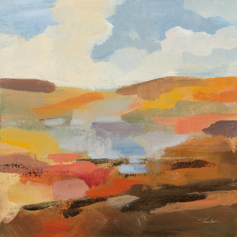 «Floros Desert Sky I» sur toile par Silvia Vassileva, H 12 po x l 12 po