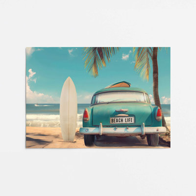 Endless Coastline Cruise Art Print