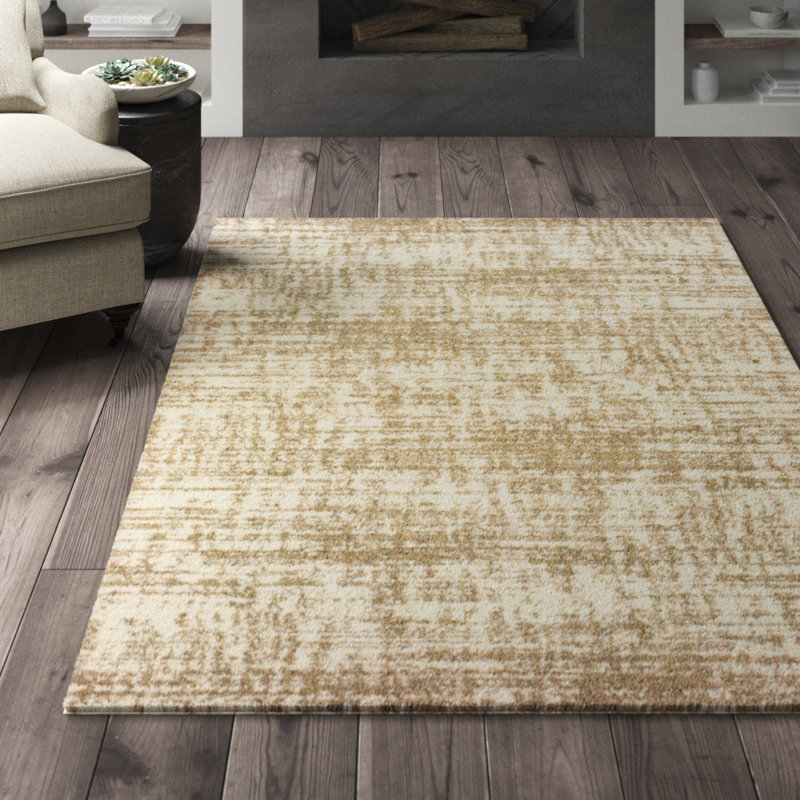 Tapis ivoire / taupe Robbinsdale, Rectangle 9 pi 10 po x 12 pi 10 po