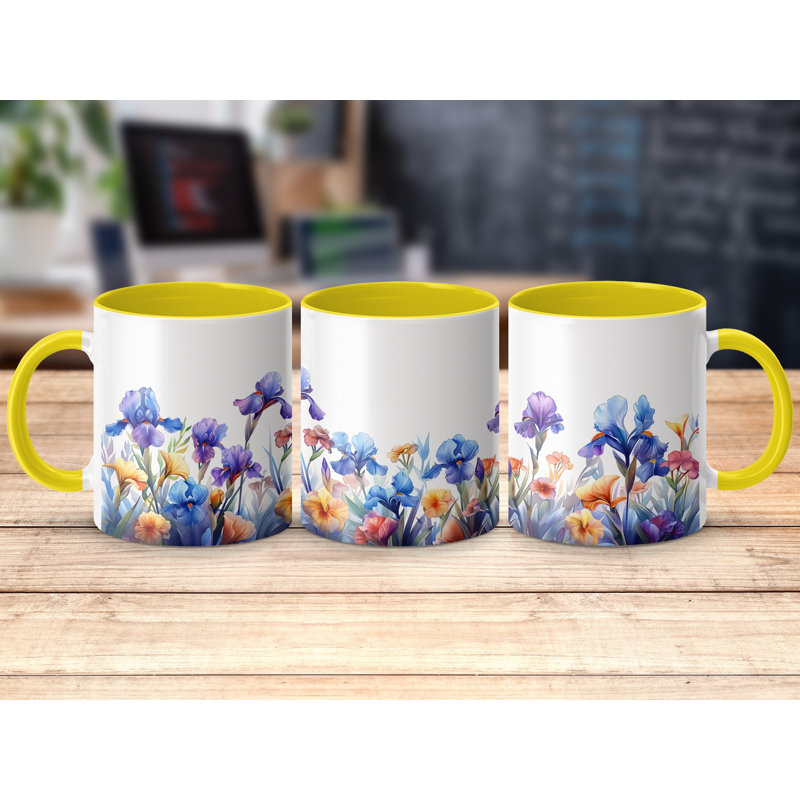 Ceramic Coffee Mug, Yellow