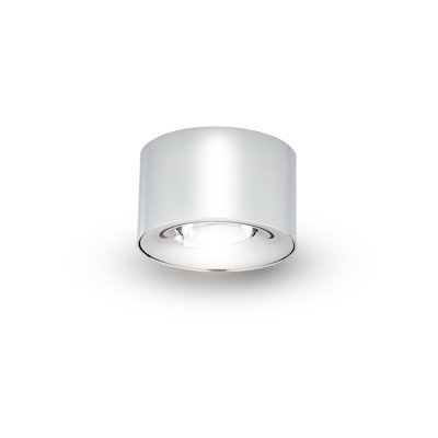 Node 3.25-in Integrated LED ETL Certified Surface Mounted Downlight, Chrome