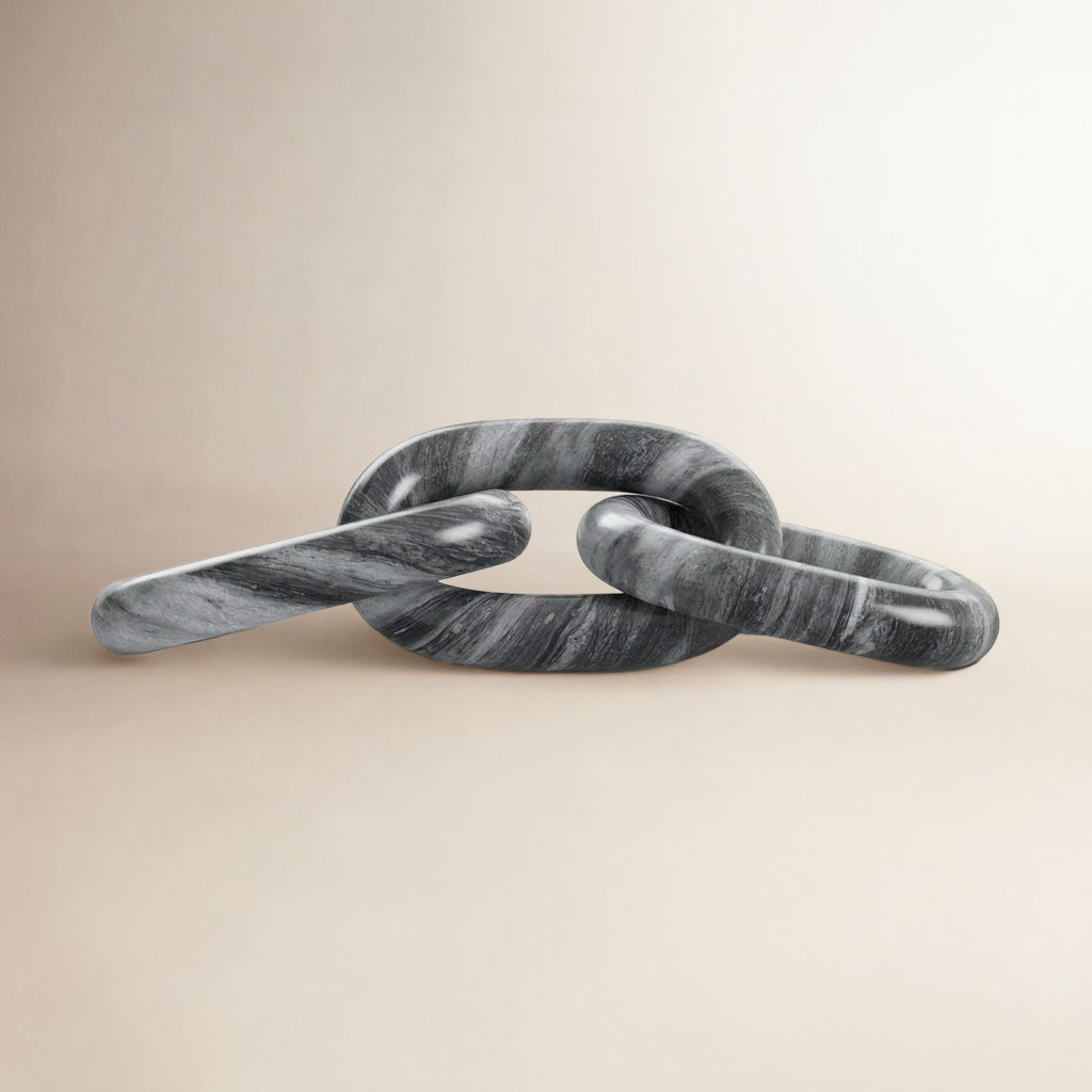 Ocarina Abstract Figurines & Sculptures, Gray
