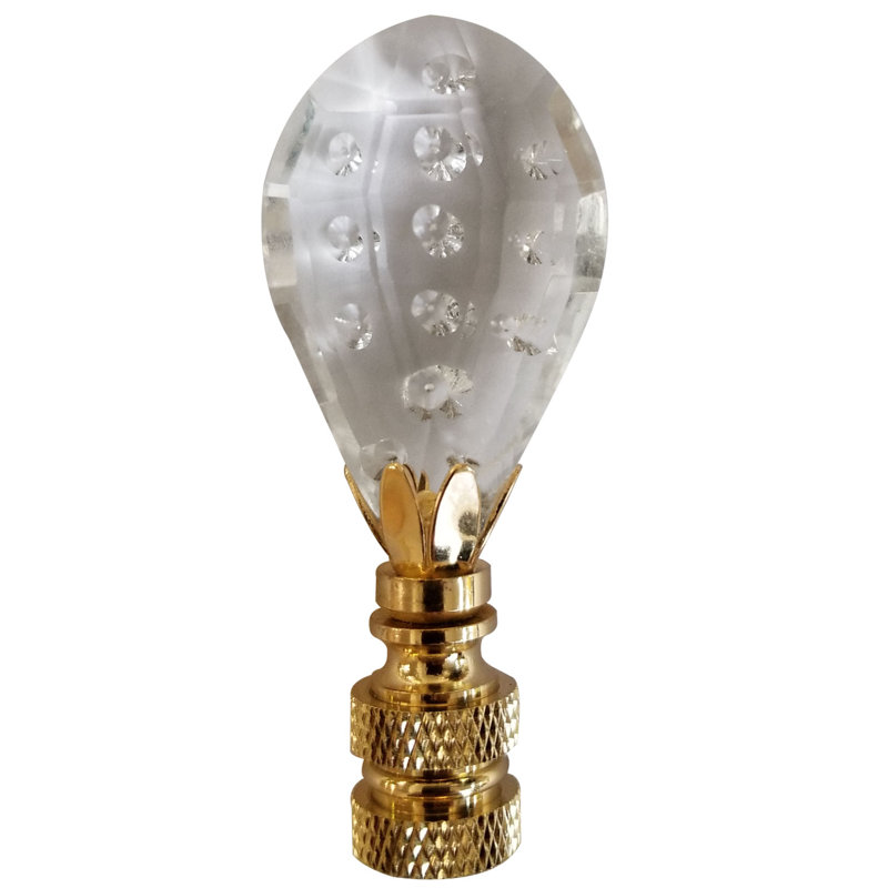 Faîteau lampe en cristal à facettes en forme de ballon
