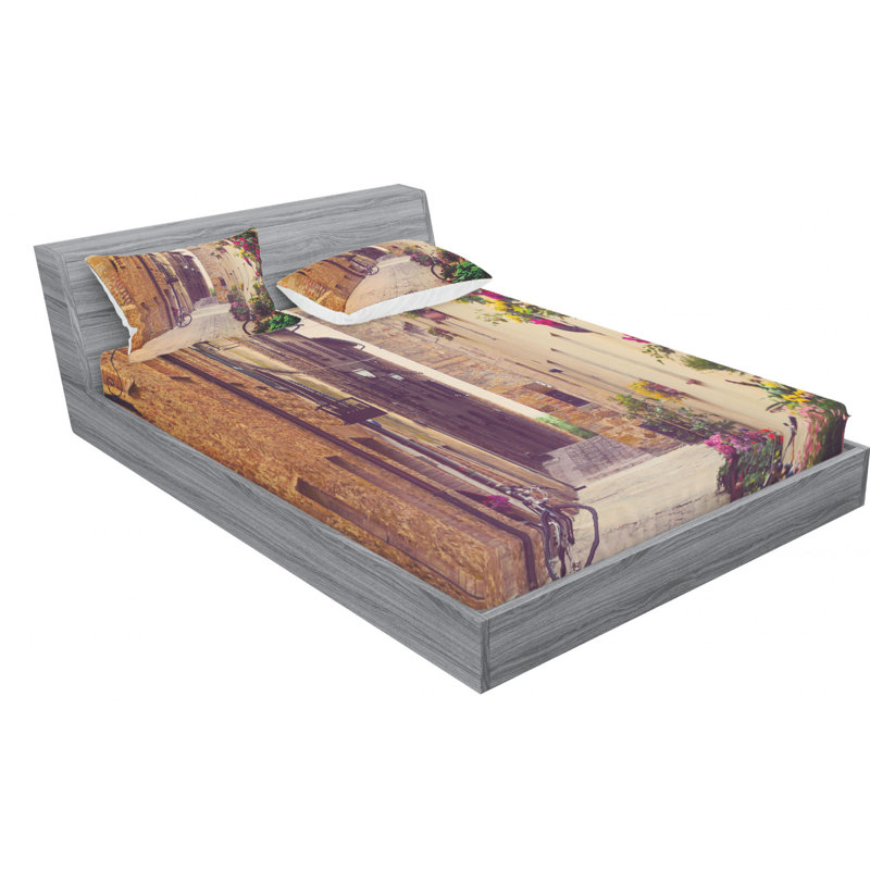 Microfiber Sheet Set, Full Sheet Set with Fitted Sheet