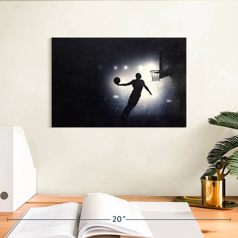 Sireci Basketball Final Dunk, 8" H x 12" W