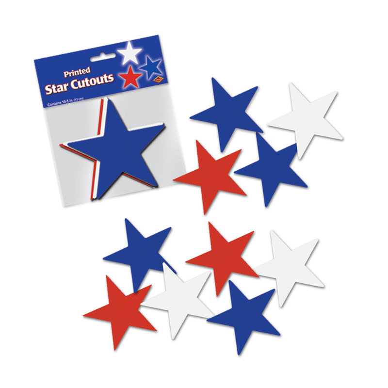 Découpes patriotique star