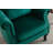Dorava Velvet Accent Chair-1226245488