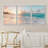 'Paradise' - 3 Piece Floter Frame Print Set on Canvas-556170855-646618345