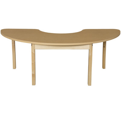 Table d'activité demi-cercle