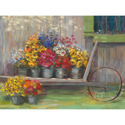 " Garden Wheelbarrow Crop "